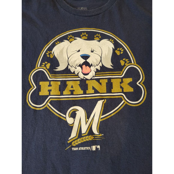 Milwaukee Brewers Hank Dog Girls Tee L - Picture 3 of 7
